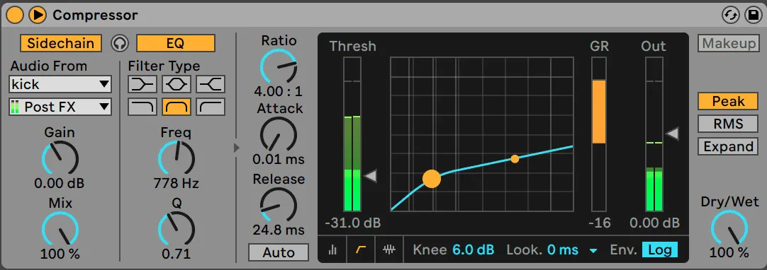 Ableton Compressor